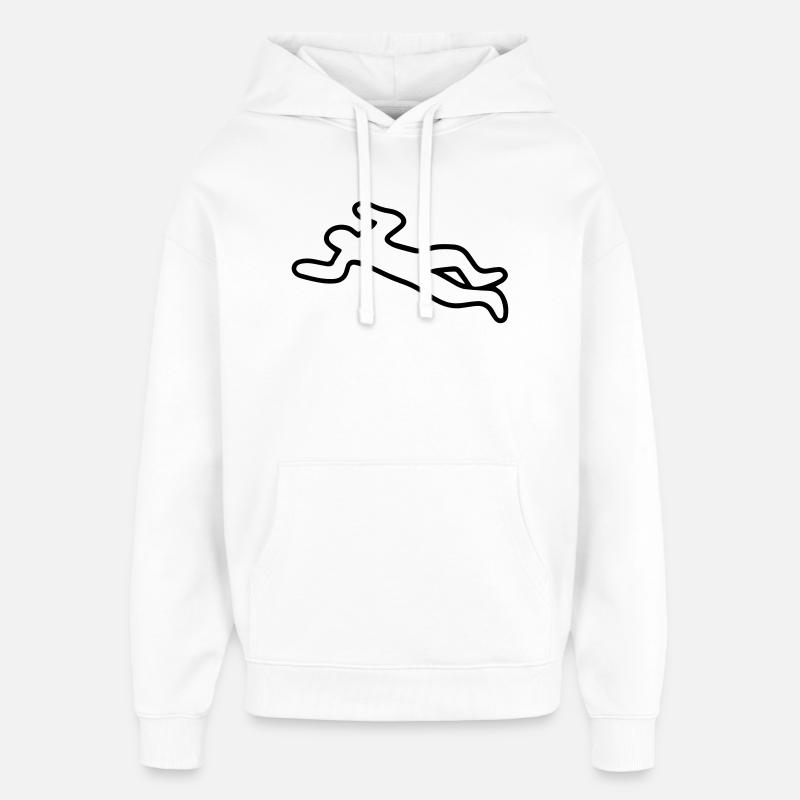 Corpse - Oversized Unisex Hoodie by Stanley/Stella - white