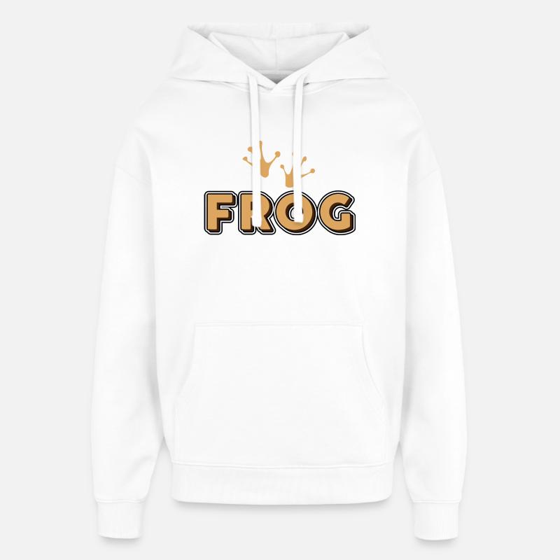 Frosch - Sweat à capuche unisexe Stanley/Stella Oversized - blanc