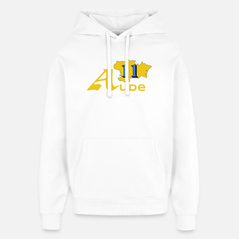 Aude - Sweat à capuche unisexe Stanley/Stella Oversized - blanc