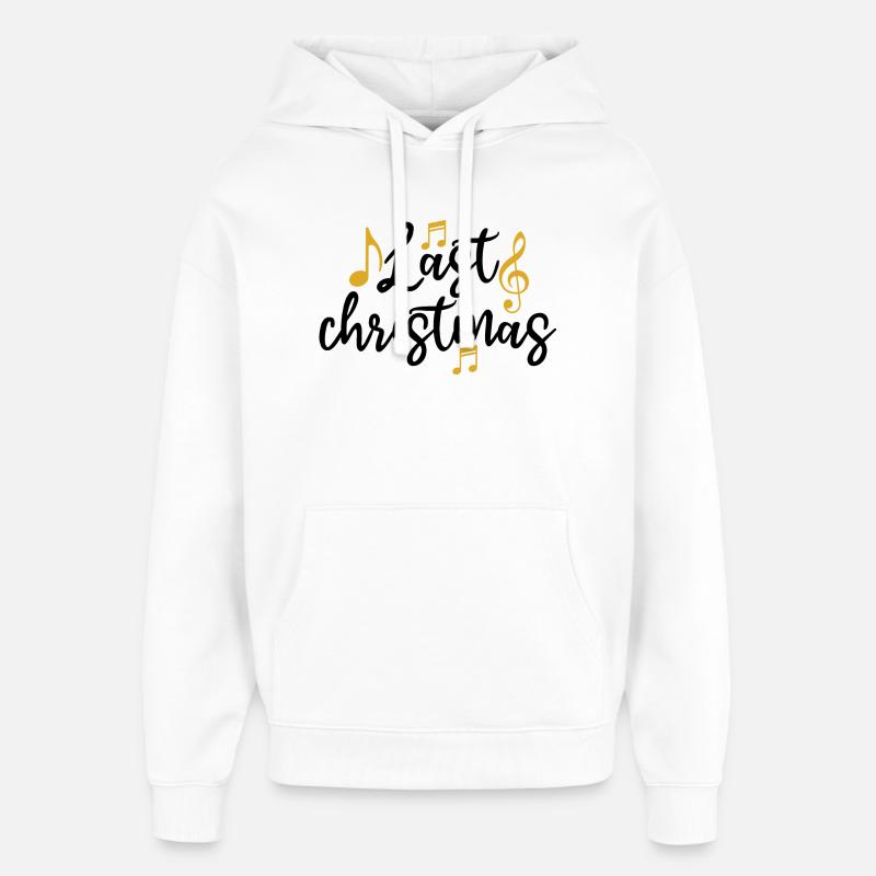 Last christmas - Oversized Unisex Hoodie by Stanley/Stella - white