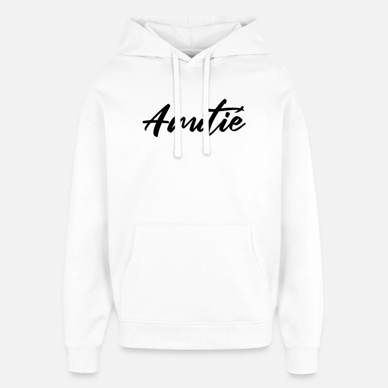 Amitie Script Design pour Vêtements - Sweat à capuche unisexe Stanley/Stella Oversized - blanc