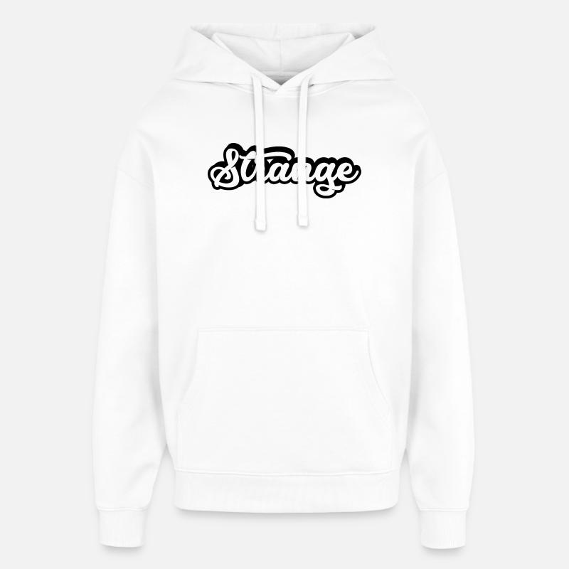 étrange étrange étrange étranger différent - Sweat à capuche unisexe Stanley/Stella Oversized - blanc