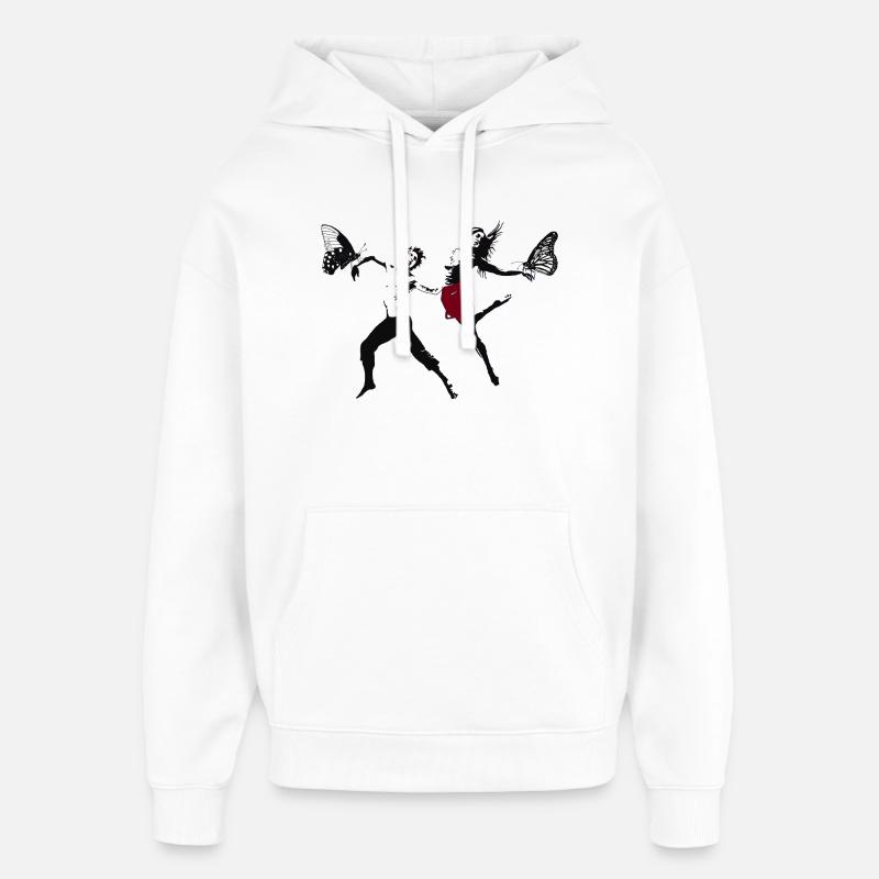Moderne Dance - Oversized Unisex Hoodie von Stanley/Stella - Weiß
