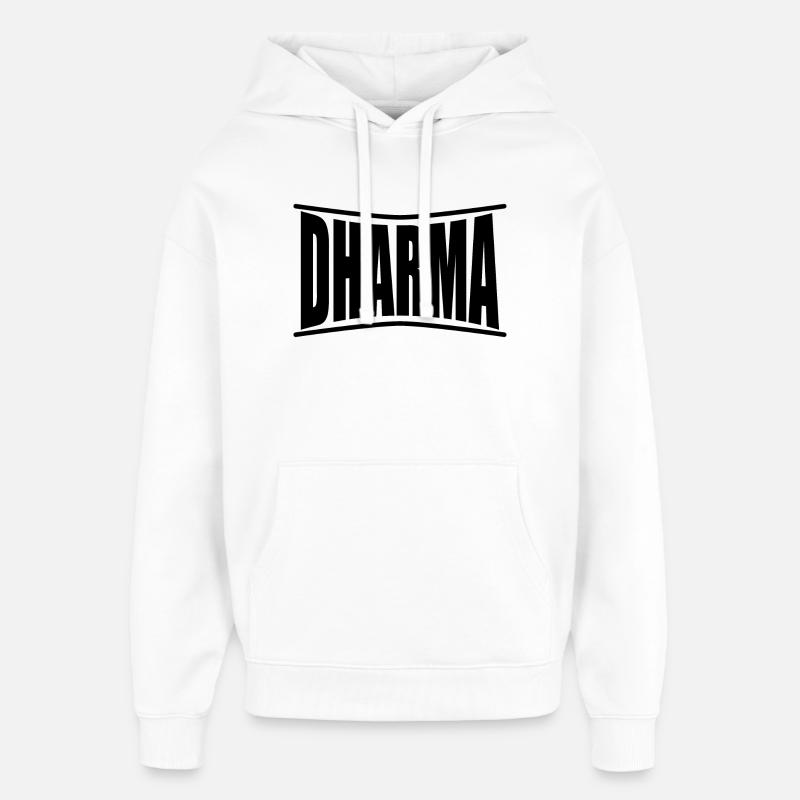 t-shirt Dharma t-shirt idée cadeau - Sweat à capuche unisexe Stanley/Stella Oversized - blanc