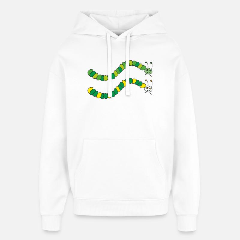 chenilles - Sweat à capuche unisexe Stanley/Stella Oversized - blanc