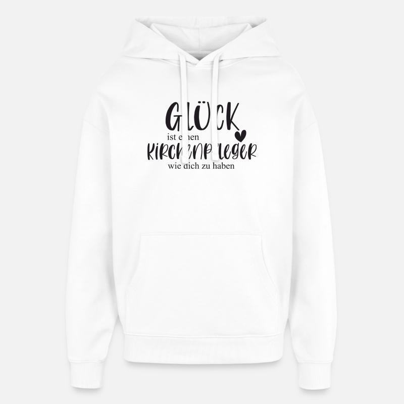 Kirchenpfleger Kirche Ehrenamt Bedanken Geschenk - Oversized Unisex Hoodie von Stanley/Stella - Weiß