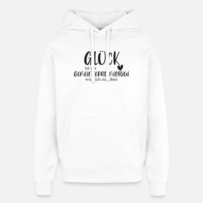 Gemeinderatsmitglied Ehrenamt Gemeinde Geschenk - Oversized Unisex Hoodie von Stanley/Stella - Weiß