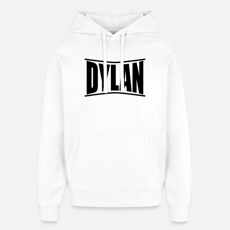Idée cadeau t-shirt Dylan - Sweat à capuche unisexe Stanley/Stella Oversized - blanc