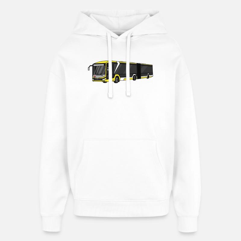 Bus - Sweat à capuche unisexe Stanley/Stella Oversized - blanc