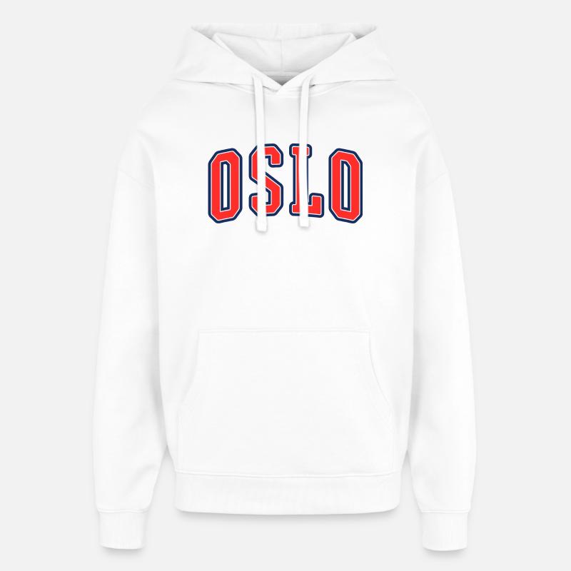Oslo - Sweat à capuche unisexe Stanley/Stella Oversized - blanc