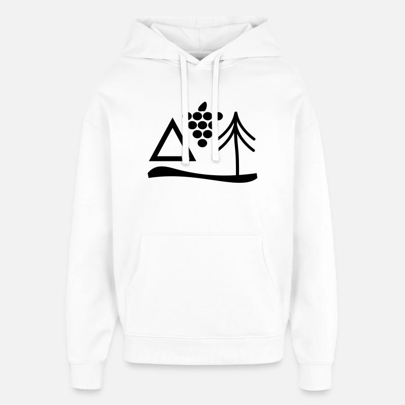 Timeout - Sweat à capuche unisexe Stanley/Stella Oversized - blanc