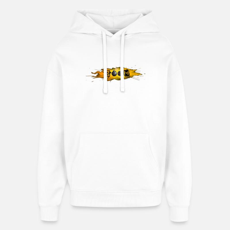 DRÖHNEN - Oversized Unisex Hoodie von Stanley/Stella - Weiß