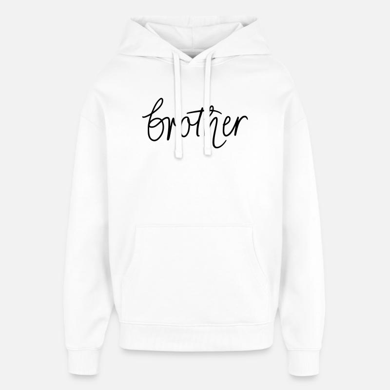 Frère - Sweat à capuche unisexe Stanley/Stella Oversized - blanc