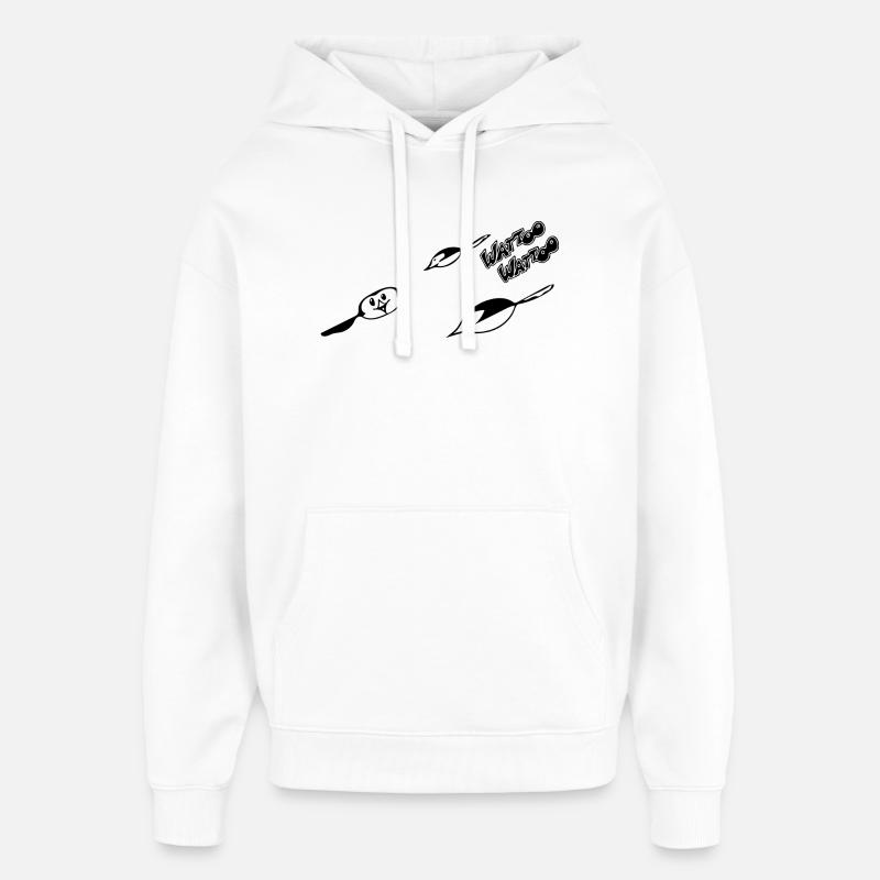 Watoo 1 - Sweat à capuche unisexe Stanley/Stella Oversized - blanc
