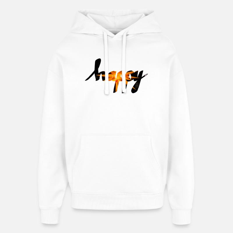 content - Sweat à capuche unisexe Stanley/Stella Oversized - blanc