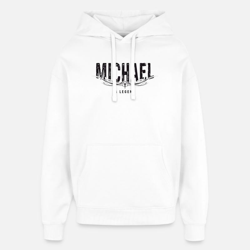 MICHAEL A LEGEND - Oversized Unisex Hoodie von Stanley/Stella - Weiß