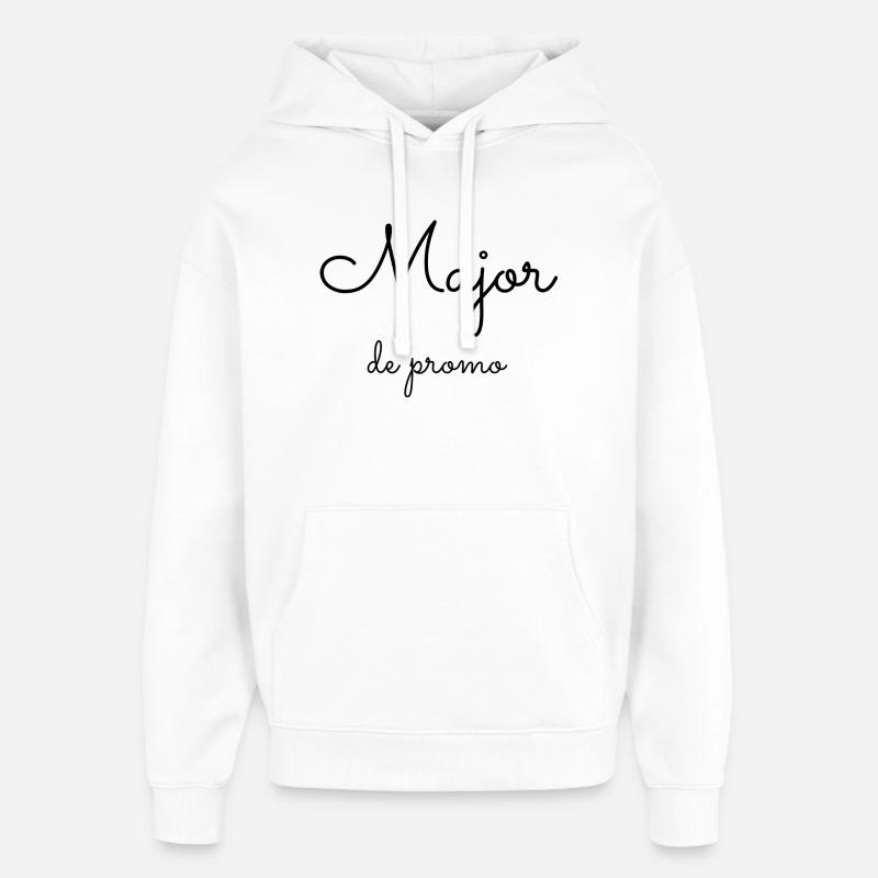 Major de Promo - Sweat à capuche unisexe Stanley/Stella Oversized - blanc