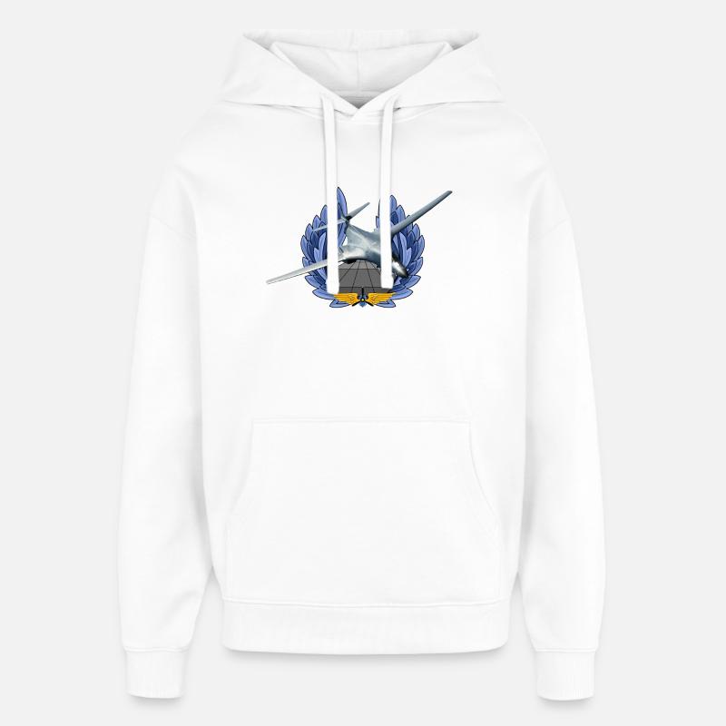 B-1B Lancer - Oversized Unisex Hoodie von Stanley/Stella - Weiß