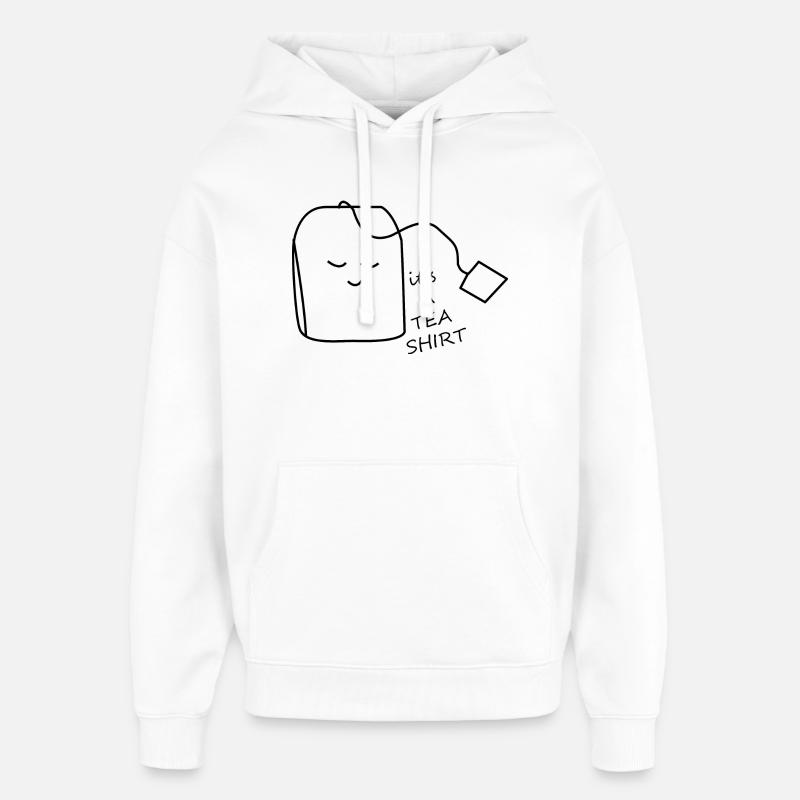 Chemise TEA - Sweat à capuche unisexe Stanley/Stella Oversized - blanc