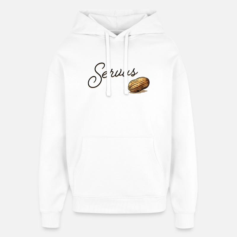 Conception du scénario de Serius Mandel - Sweat à capuche unisexe Stanley/Stella Oversized - blanc