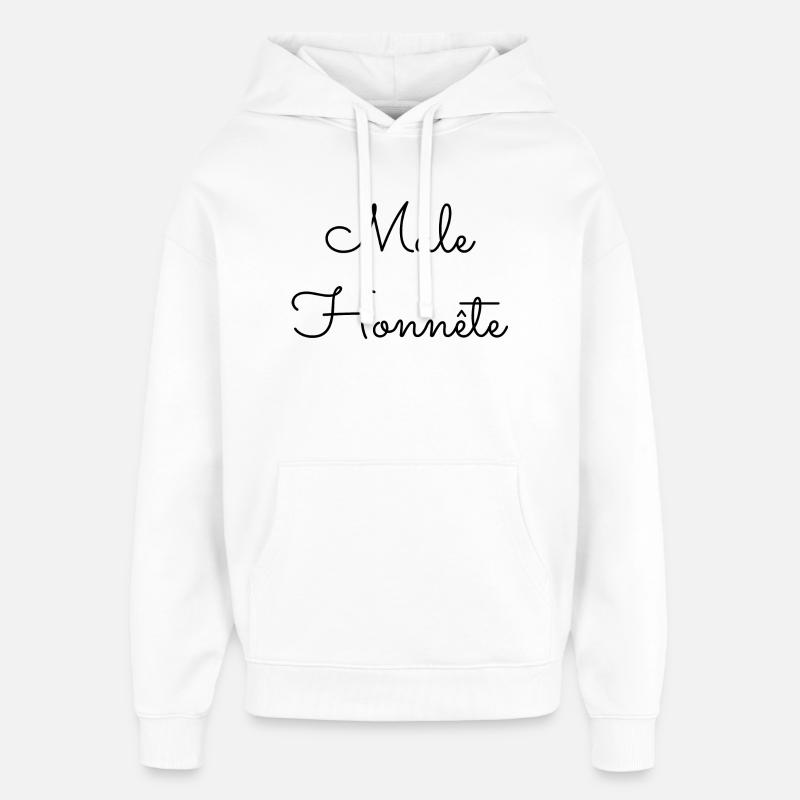 Mâle Honnête - Sweat à capuche unisexe Stanley/Stella Oversized - blanc