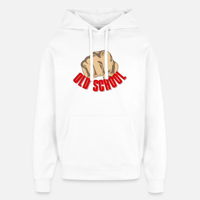 Faust à l’ancienne - Sweat à capuche unisexe Stanley/Stella Oversized - blanc