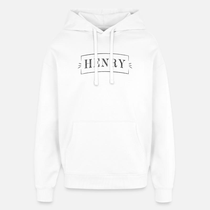 Henry - Sweat à capuche unisexe Stanley/Stella Oversized - blanc