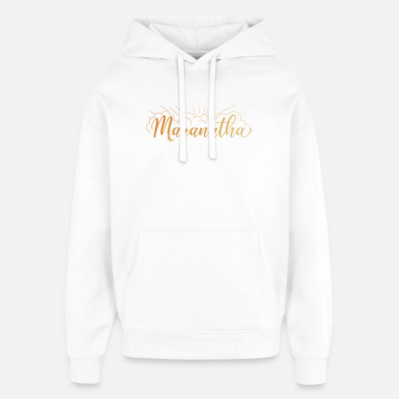 Maranatha - Sweat à capuche unisexe Stanley/Stella Oversized - blanc