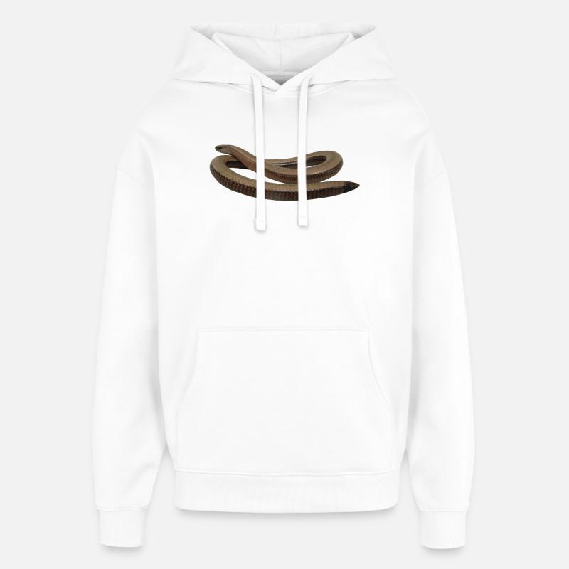 Orvet - Sweat à capuche unisexe Stanley/Stella Oversized - blanc