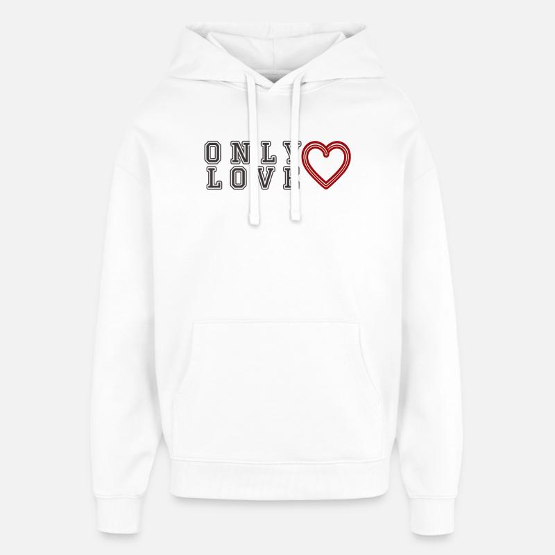 Seulement L - Sweat à capuche unisexe Stanley/Stella Oversized - blanc