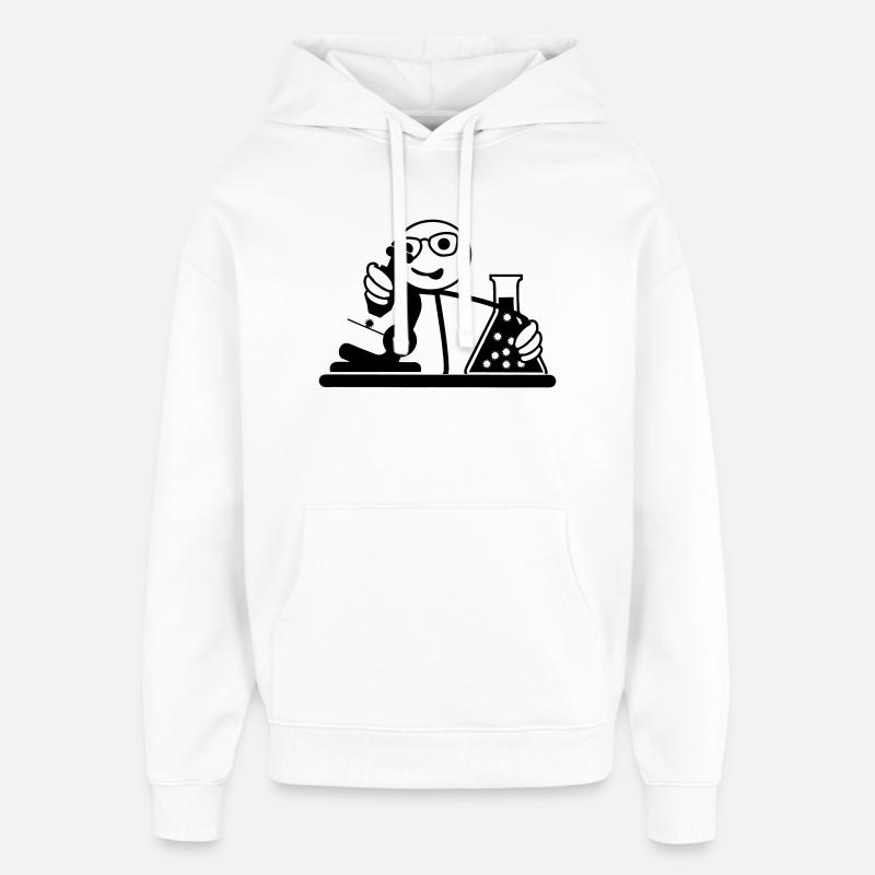 Wissenschaftler oder Biologe - Oversized Unisex Hoodie von Stanley/Stella - Weiß