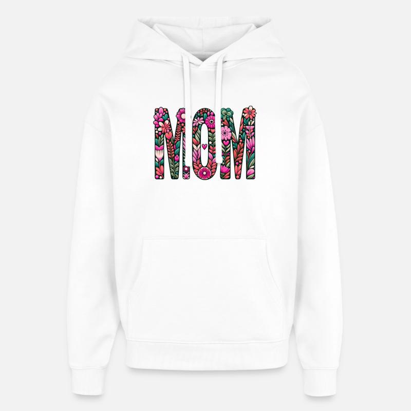 Maman - Sweat à capuche unisexe Stanley/Stella Oversized - blanc