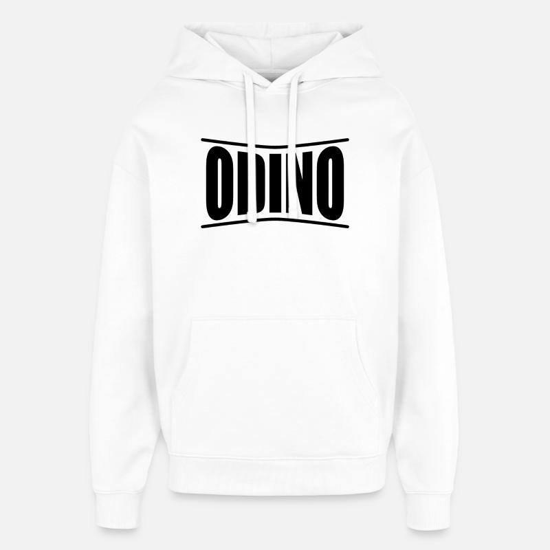 t-shirt Idée cadeau t-shirt Odin - Sweat à capuche unisexe Stanley/Stella Oversized - blanc