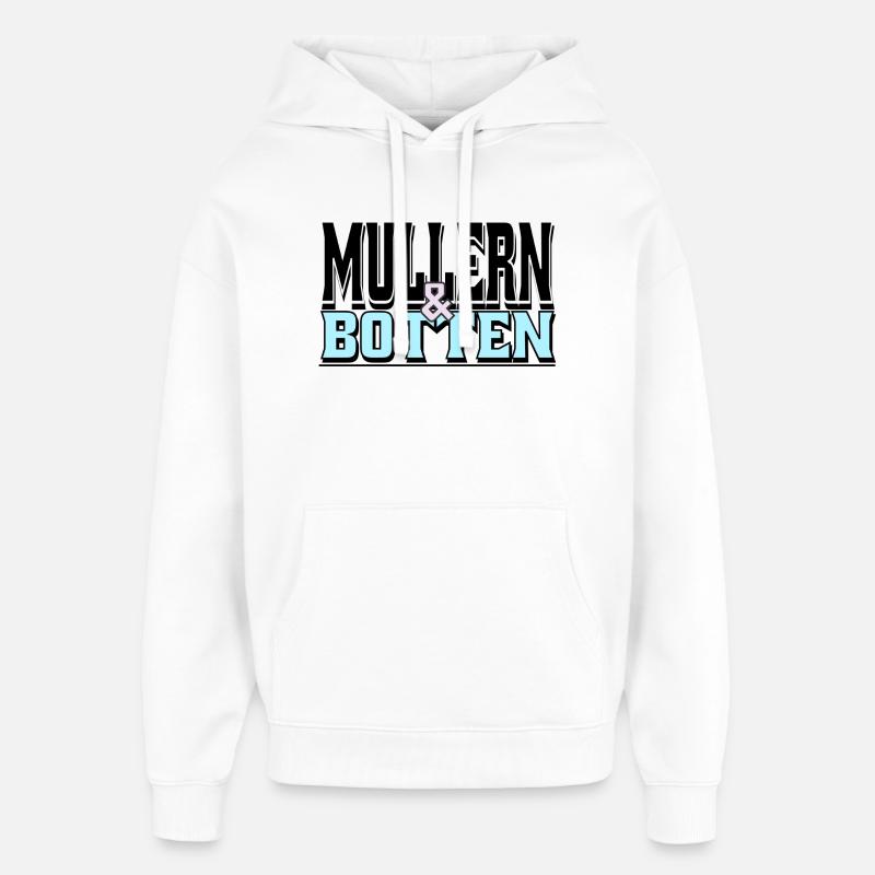 Müller & Botten - Sweat à capuche unisexe Stanley/Stella Oversized - blanc