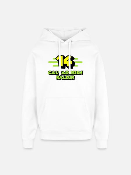 Complaining Calvadosian - Oversized Unisex Hoodie by Stanley/Stella - white