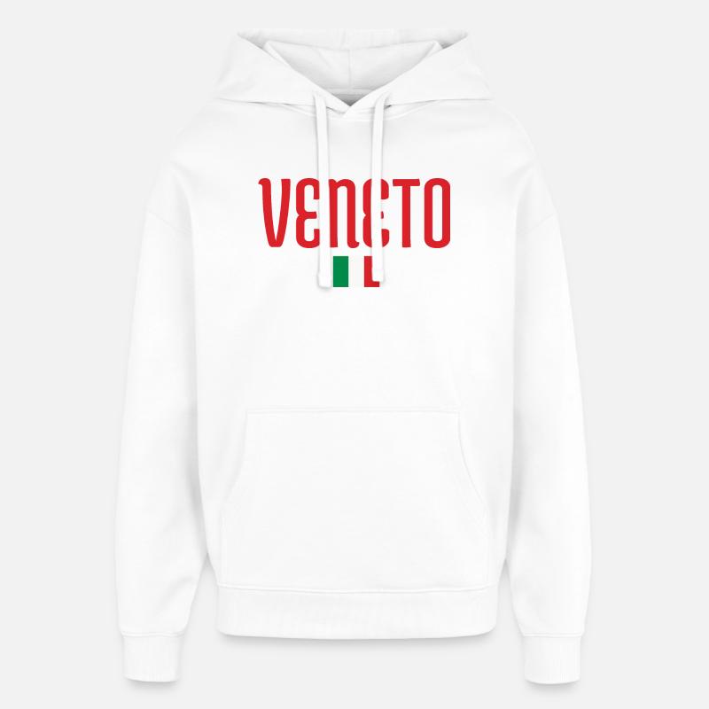 T-shirt graphique drapeau italien Vento - Sweat à capuche unisexe Stanley/Stella Oversized - blanc