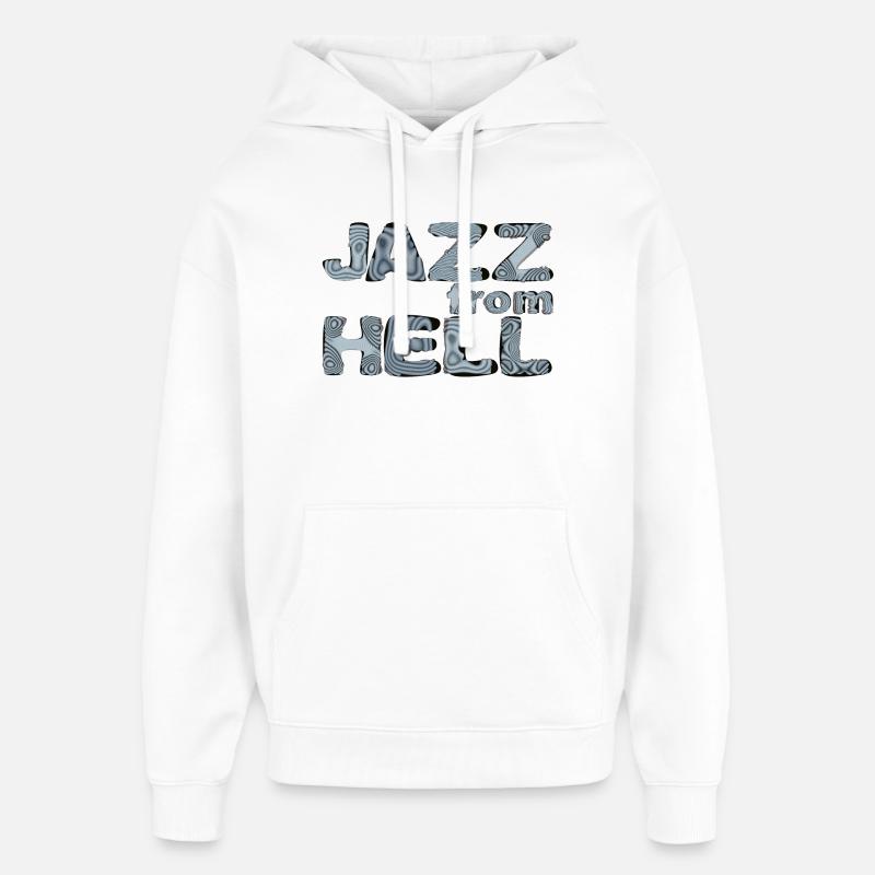 Jazz from Hell: Psychedelic Glyphs - Oversized Unisex Hoodie von Stanley/Stella - Weiß