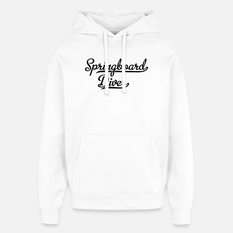 Diver - Oversized Unisex Hoodie by Stanley/Stella - white