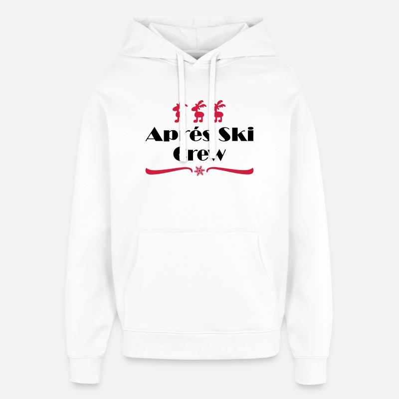 Après-ski - Sweat à capuche unisexe Stanley/Stella Oversized - blanc