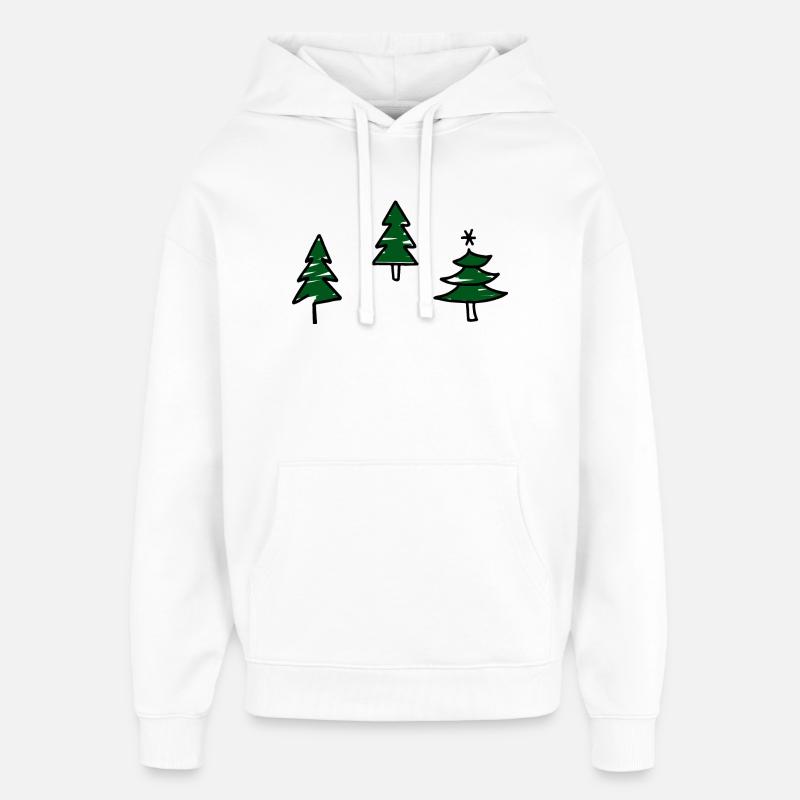 Design pour Noël - Sweat à capuche unisexe Stanley/Stella Oversized - blanc