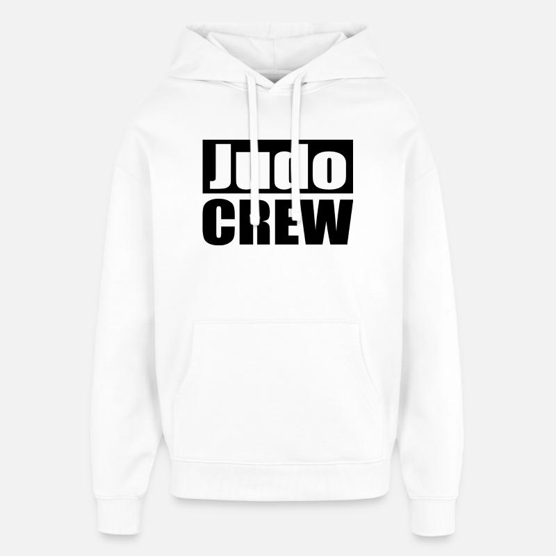 Judo Crew - Sweat à capuche unisexe Stanley/Stella Oversized - blanc
