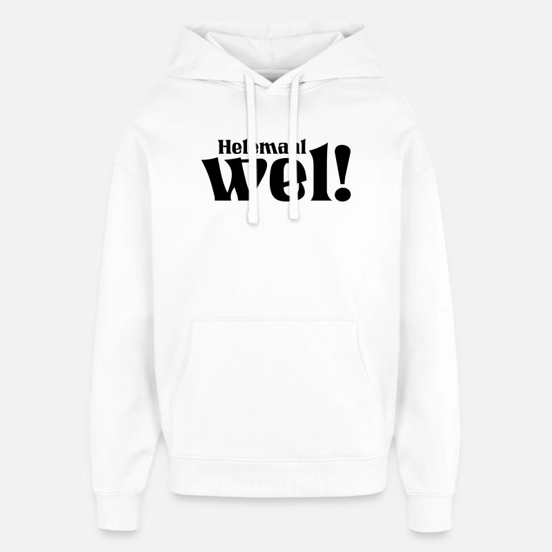 18 Beaucoup ! - Sweat à capuche unisexe Stanley/Stella Oversized - blanc