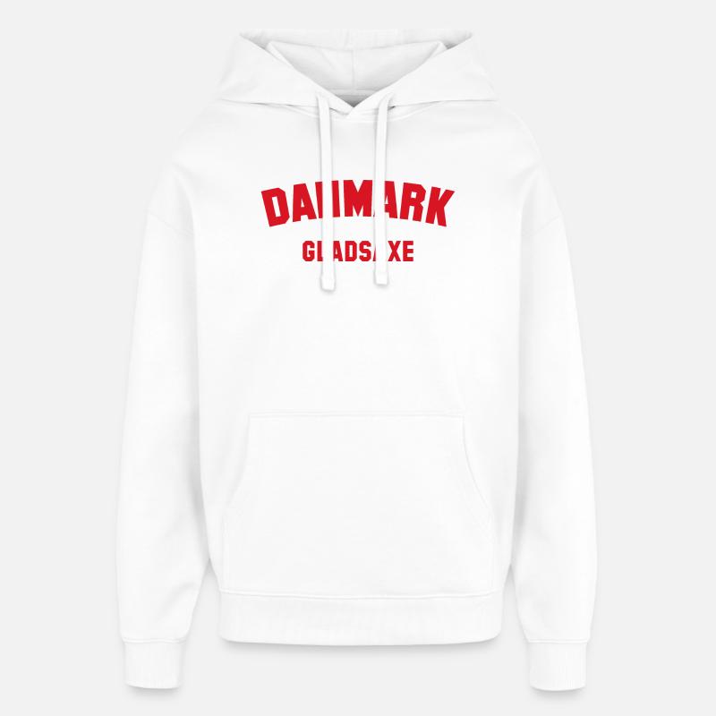 GLADSAXE Danmark Dänemark - Oversized Unisex Hoodie von Stanley/Stella - Weiß