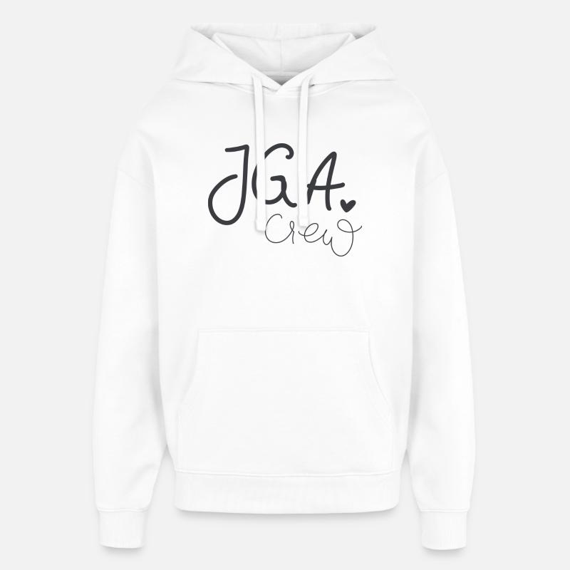 JGA Crew: Bachelor Party Tee - Oversized Unisex Hoodie by Stanley/Stella - white