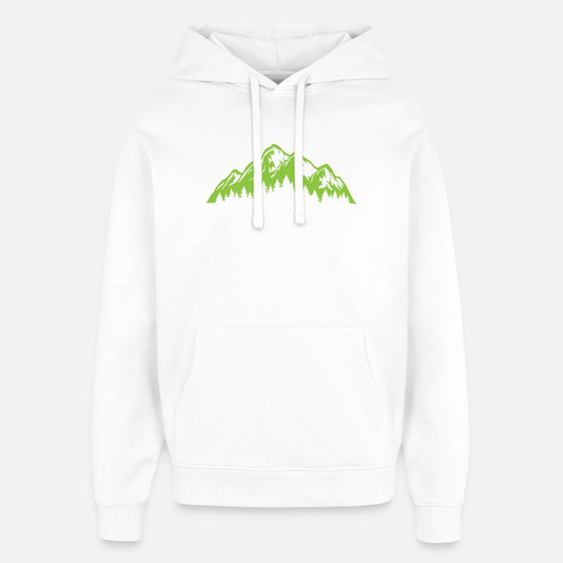 Course sur sentier - Sweat à capuche unisexe Stanley/Stella Oversized - blanc