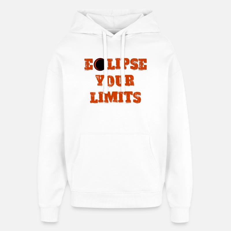 Eclipse your limits 2025 - Oversized Unisex Hoodie by Stanley/Stella - white