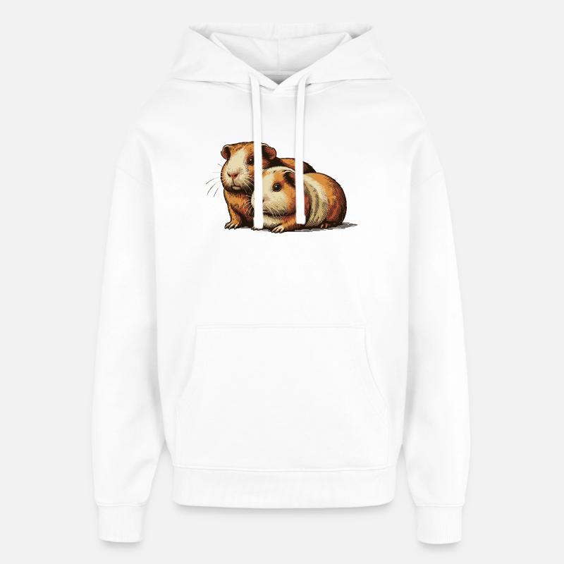 Équipe Mignon - Sweat à capuche unisexe Stanley/Stella Oversized - blanc
