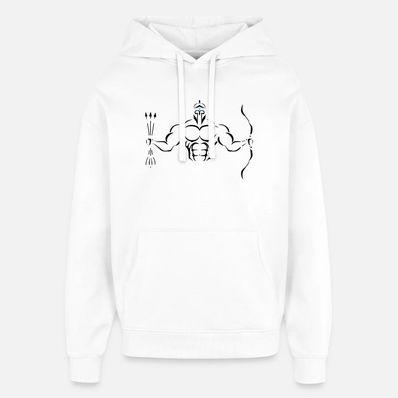 Alpha Archer Deluxe - Sweat à capuche unisexe Stanley/Stella Oversized - blanc