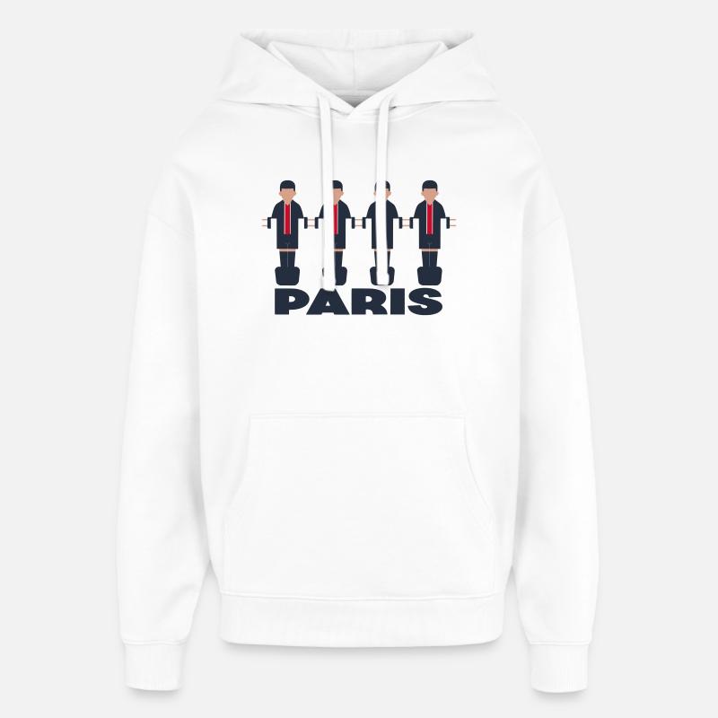 Paris - Sweat à capuche unisexe Stanley/Stella Oversized - blanc