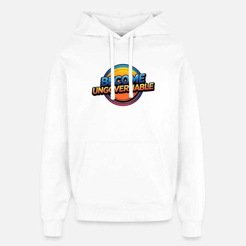 Devenir ingouvernable - Sweat à capuche unisexe Stanley/Stella Oversized - blanc